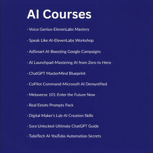 2026 AI Digital Marketing Video Course Bundle