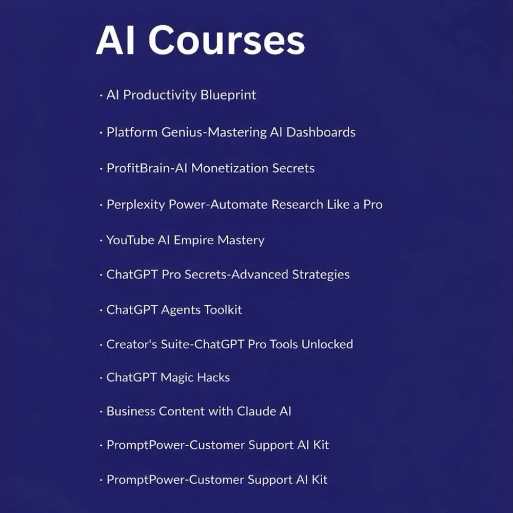 2026 AI Digital Marketing Video Course Bundle